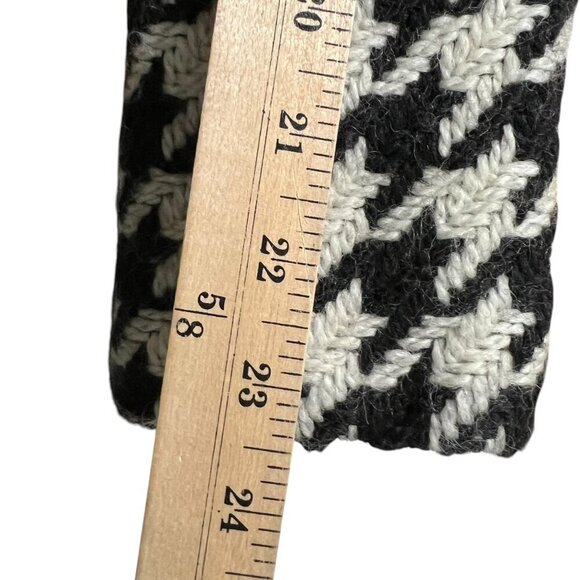 Vintage Liz Claiborne Black & White Houndstooth‎ Soft Wool Blend Jacket Size 4 - Picture 9 of 12